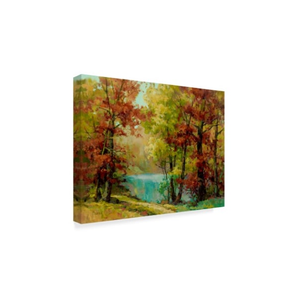 Barbara Mock ' Serene Retreat' Canvas Art,18x24